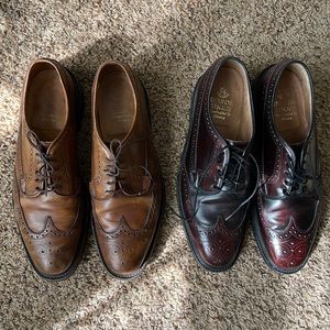 SOLD Leather Wingtips Handcrafted in England